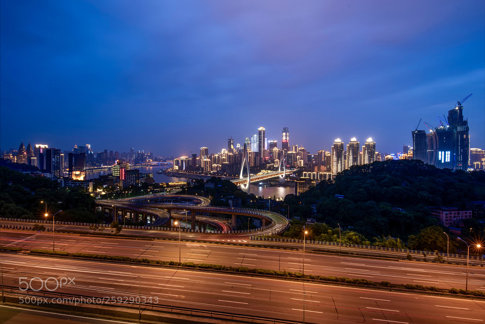 Nikon D750 sample photo. Blue hour photography