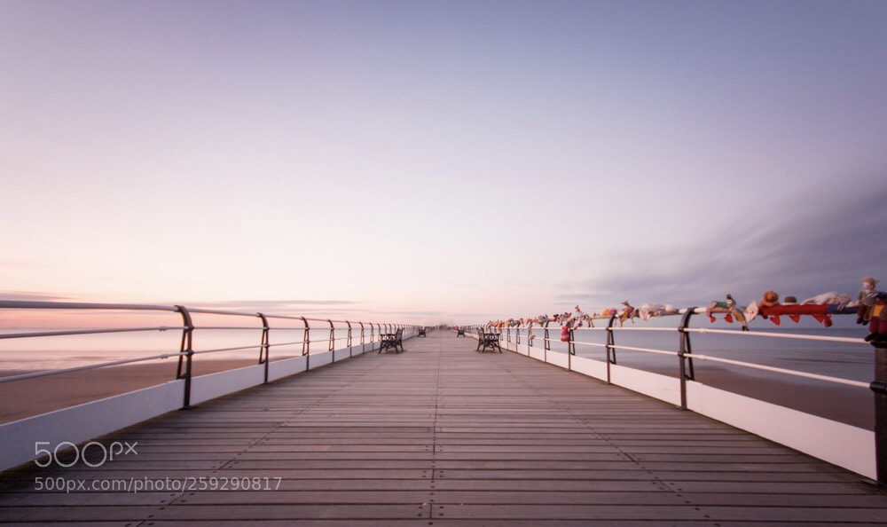 Canon EOS 70D sample photo. Twilight at saltburn pier photography