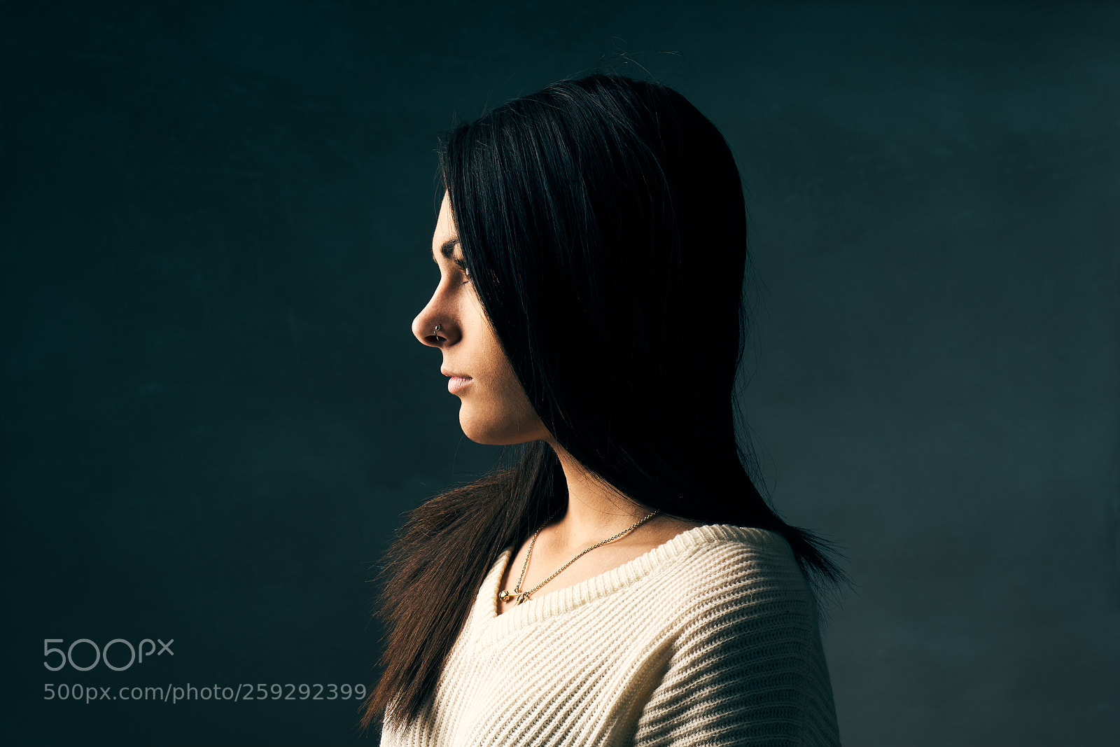 Sony a6300 sample photo. Profile of a girl photography