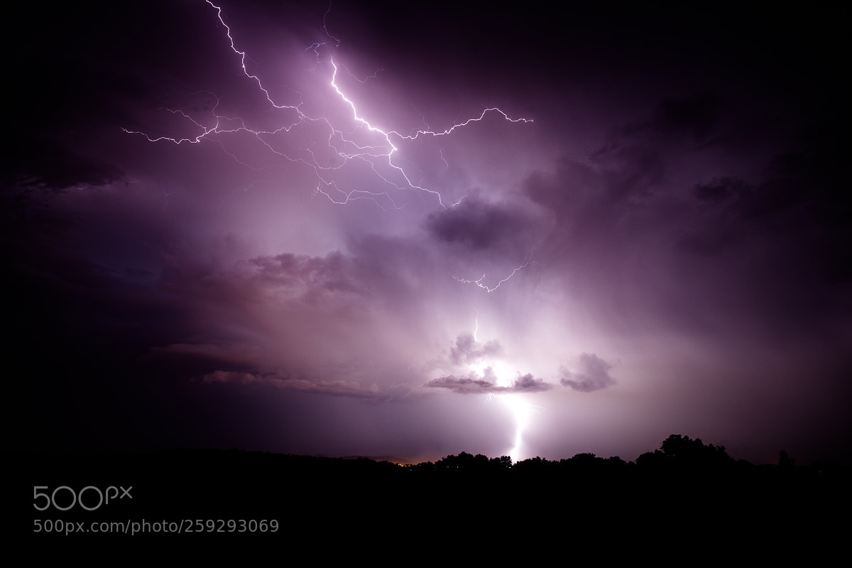 Canon EOS 5D Mark II sample photo. Thunder photography