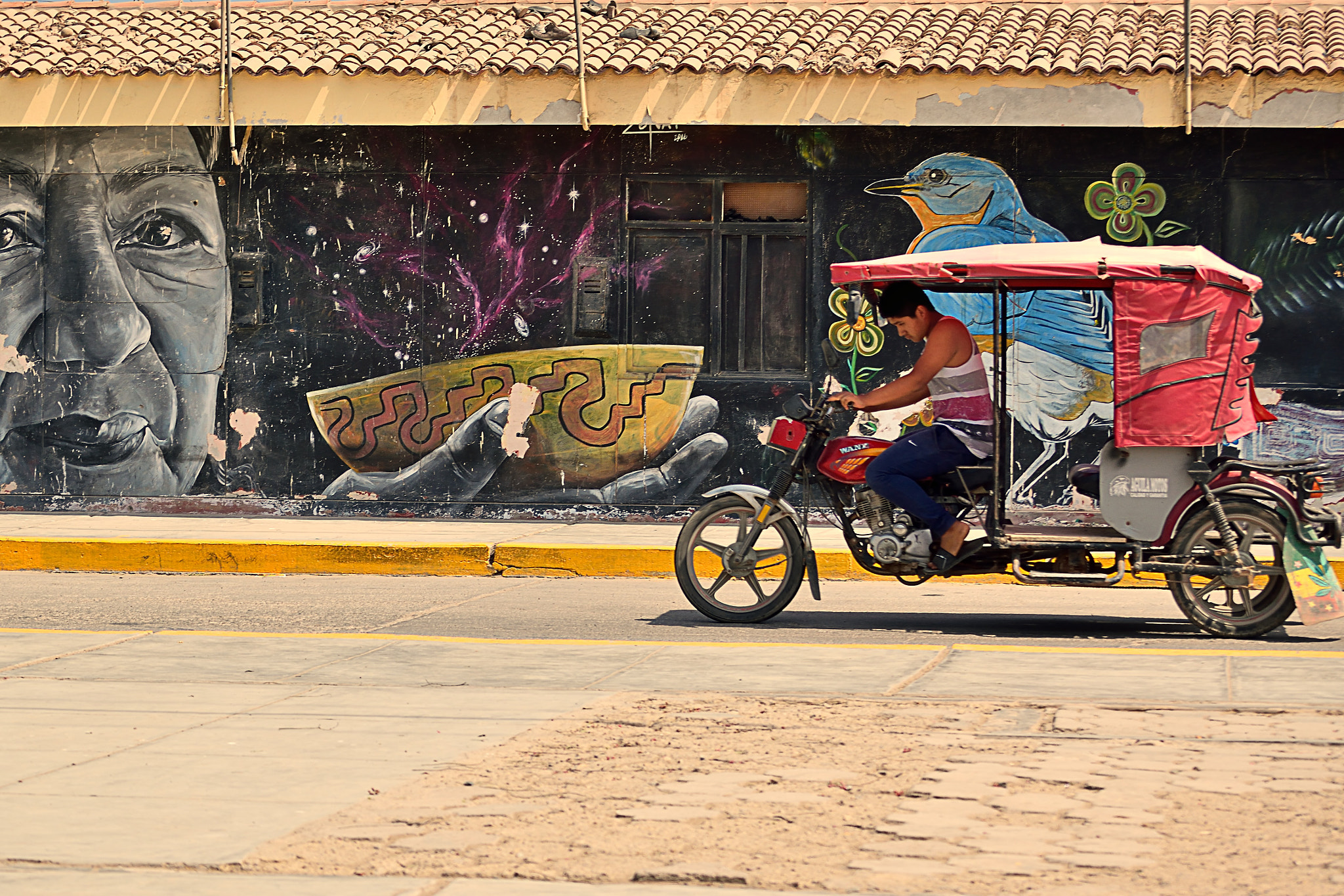 Nikon D5300 sample photo. Moto-taxi photography