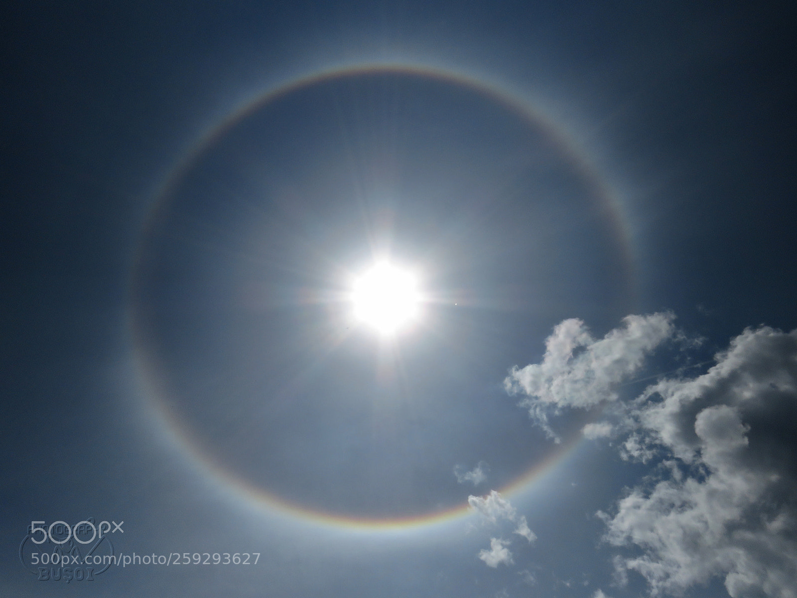 Canon PowerShot SX540 HS sample photo. Sun 22 degrees small halo photography