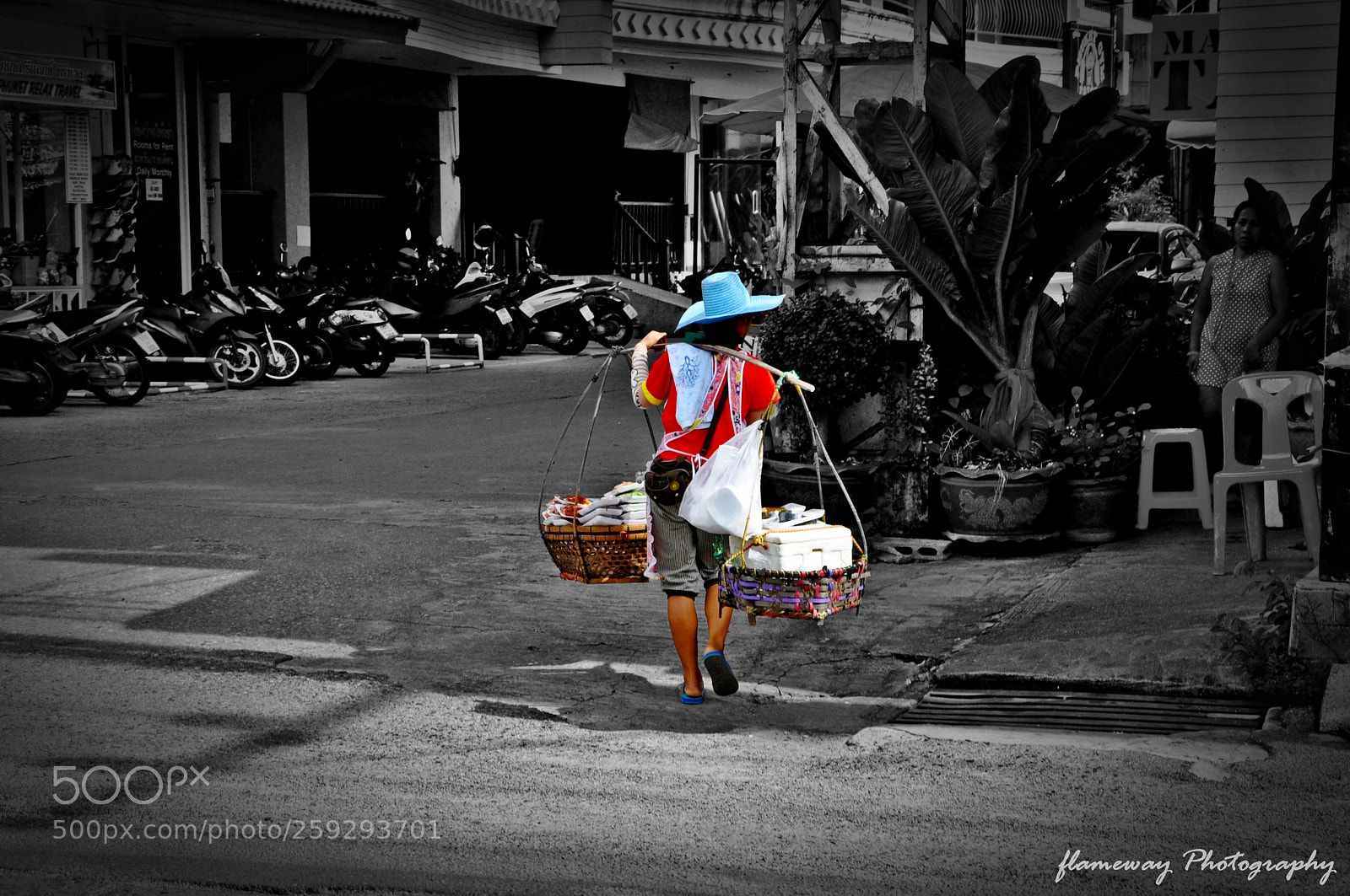 Nikon D90 sample photo. Street vendor photography