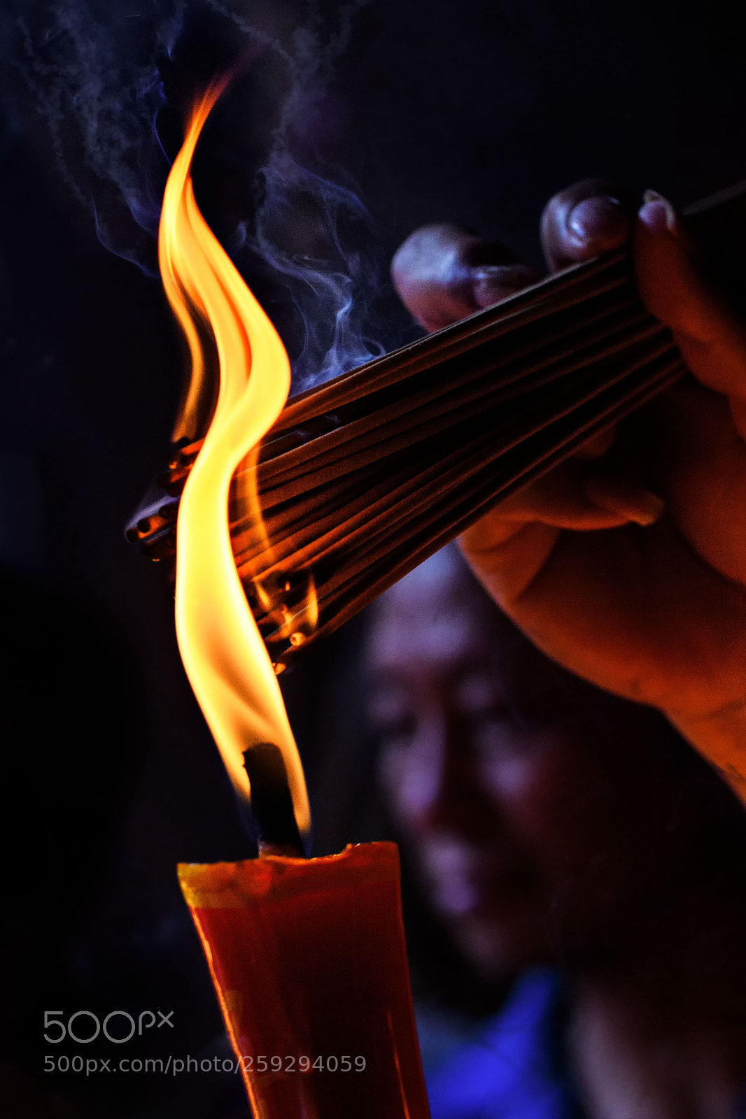 Nikon D500 sample photo. The ritual of burning photography