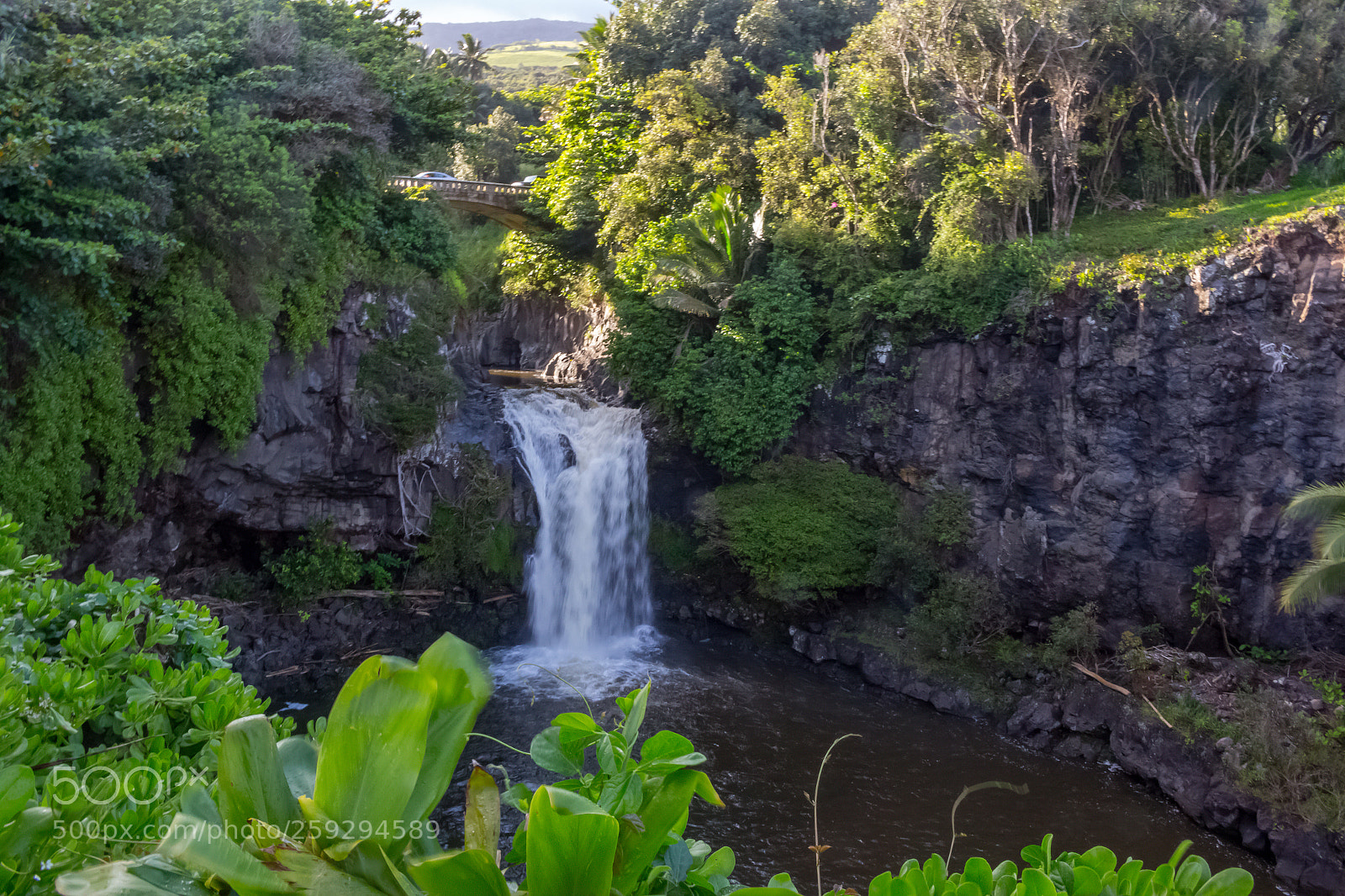 Canon EOS 100D (EOS Rebel SL1 / EOS Kiss X7) sample photo. Road to hana waterfall photography
