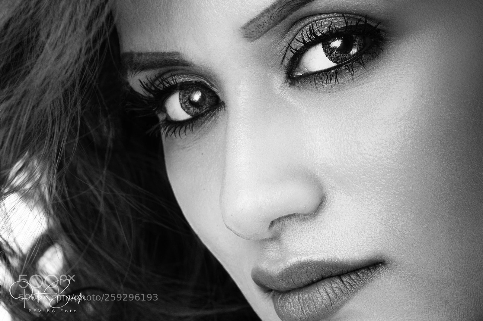 Nikon D800 sample photo. Karthi eyes (bw) photography