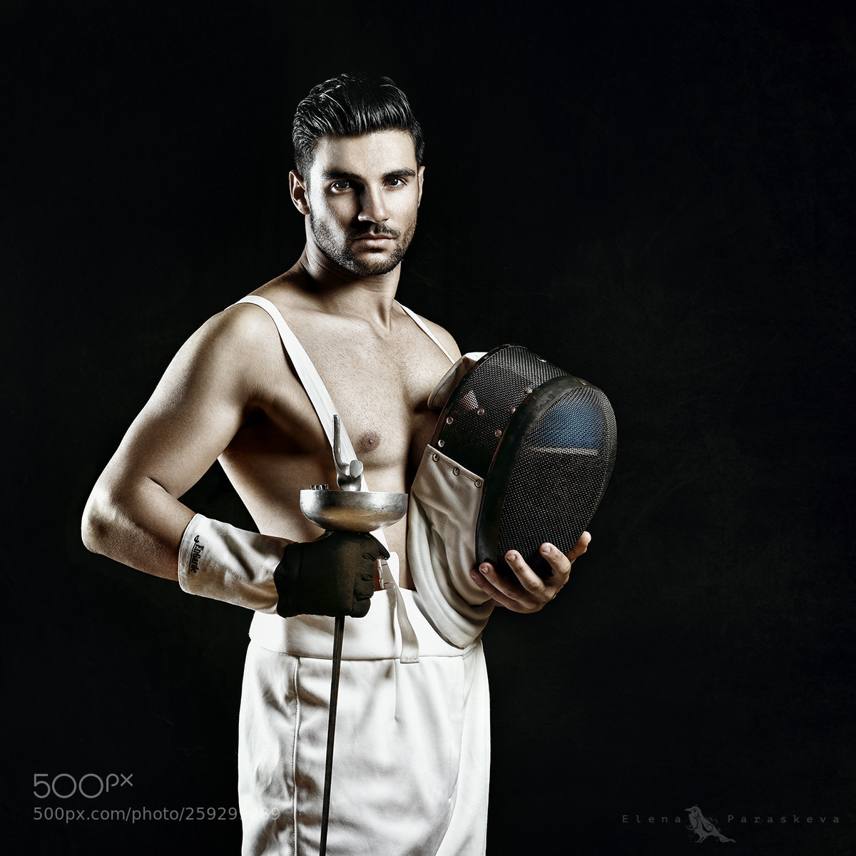 Nikon D810 sample photo. The fencer photography