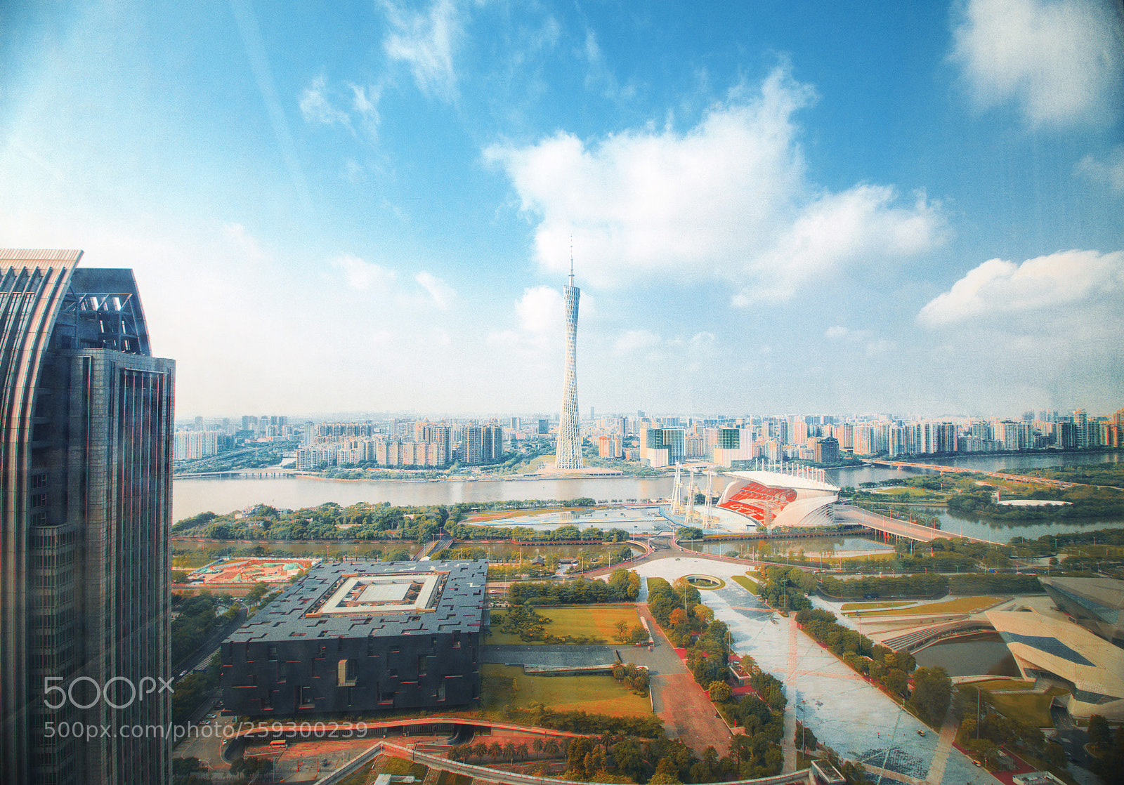 Pentax K-1 sample photo. Canton tower photography