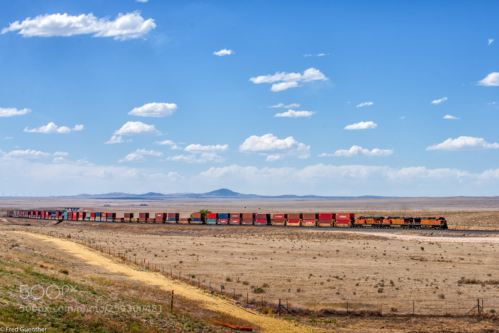 Nikon D810 sample photo. Bnsf double stack west photography