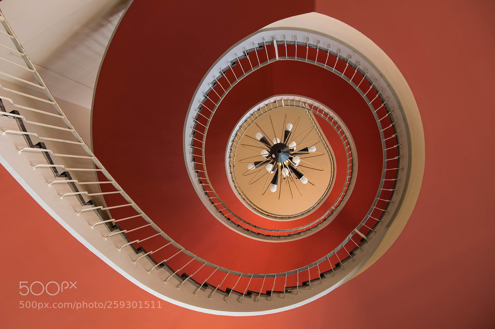 Nikon D5 sample photo. Stairwell photography