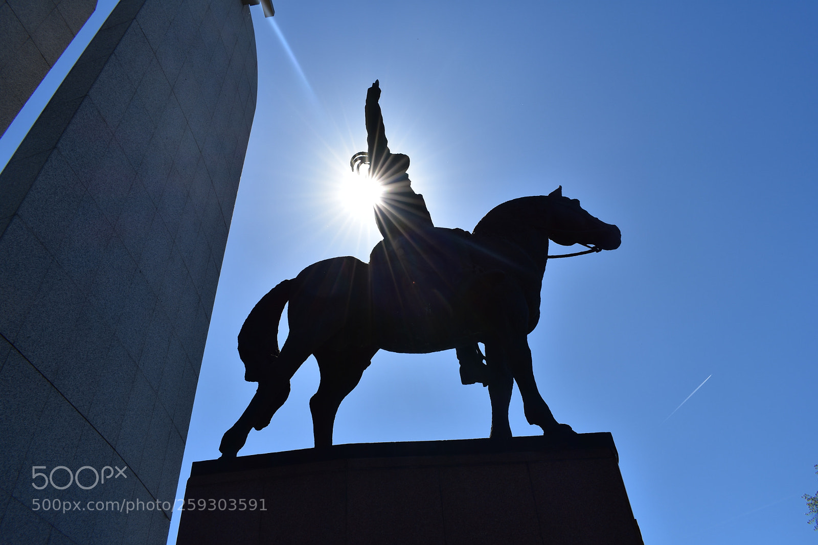 Nikon D3400 sample photo. Horse statue photography