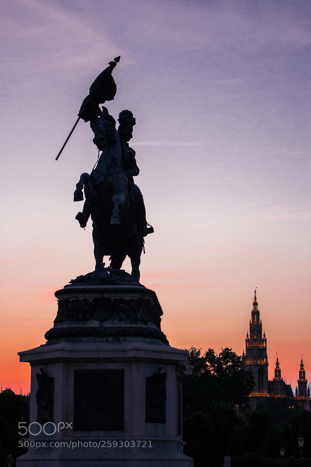 Canon EOS 100D (EOS Rebel SL1 / EOS Kiss X7) sample photo. Restful sunset at vienna photography
