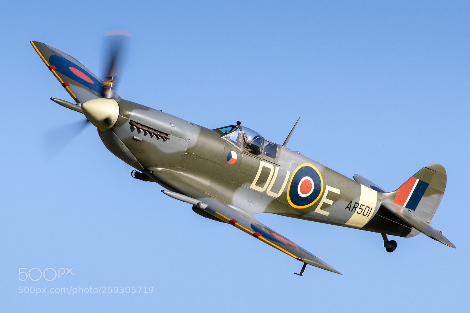 Canon EOS 7D Mark II sample photo. Spitfire mk vc ar501 photography