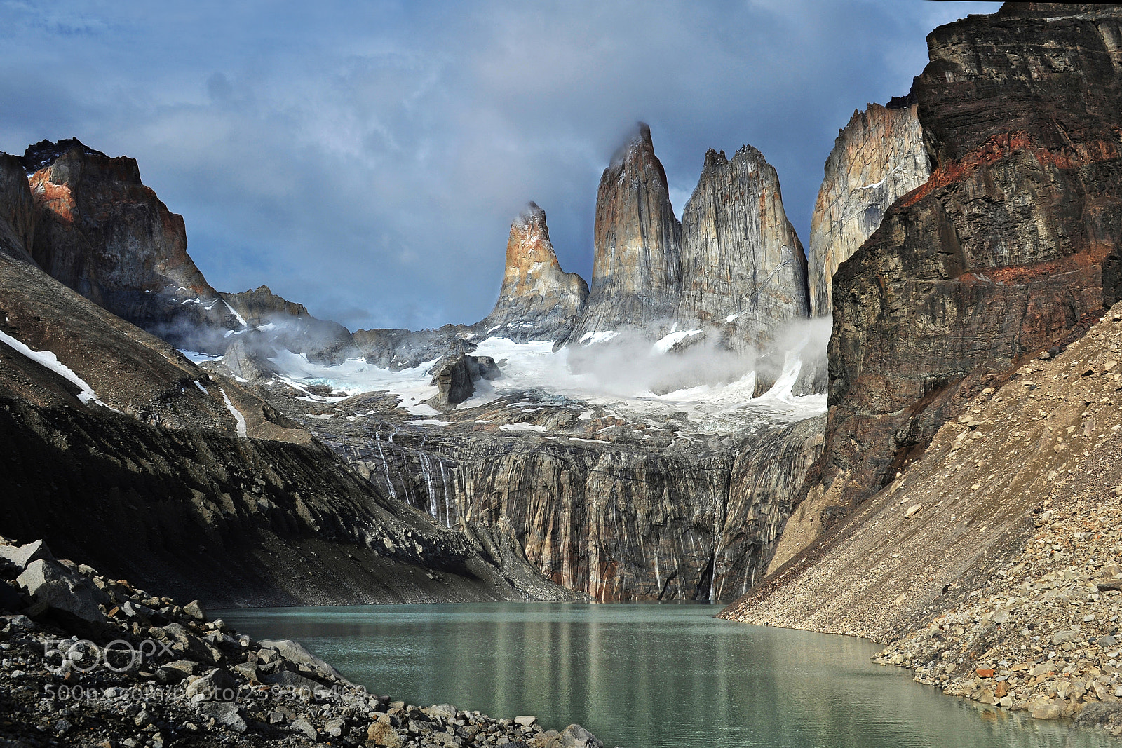 Nikon D700 sample photo. Torres del paine photography