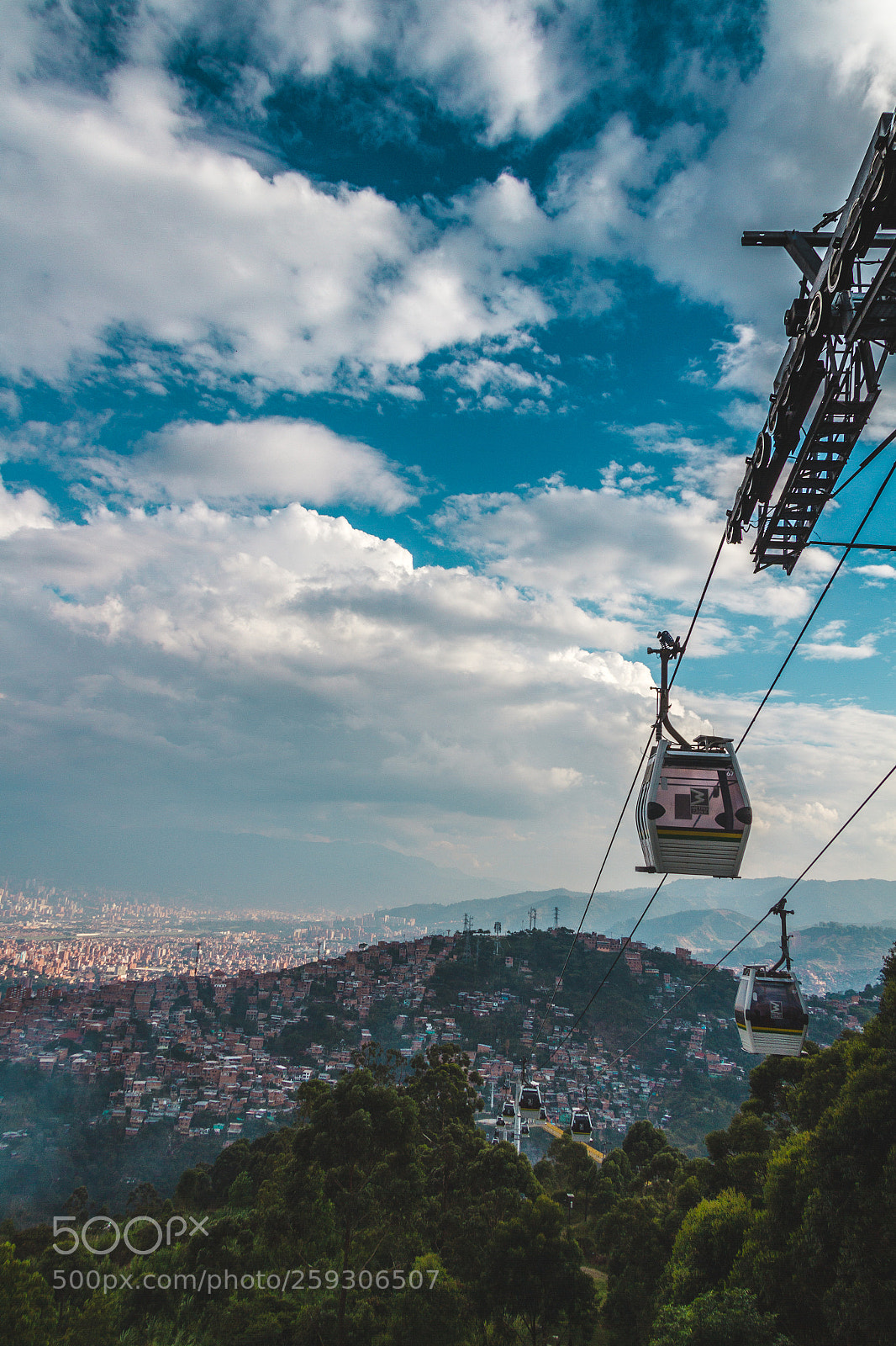 Canon EOS 7D sample photo. Medellin metrocable photography