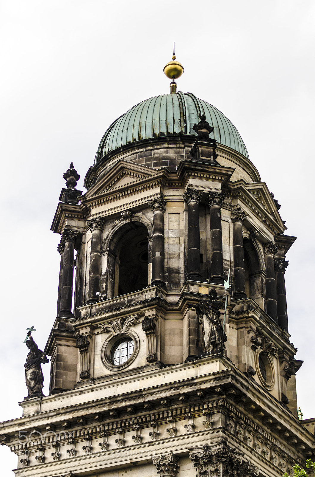 Nikon D5100 sample photo. Bell tower berlin photography
