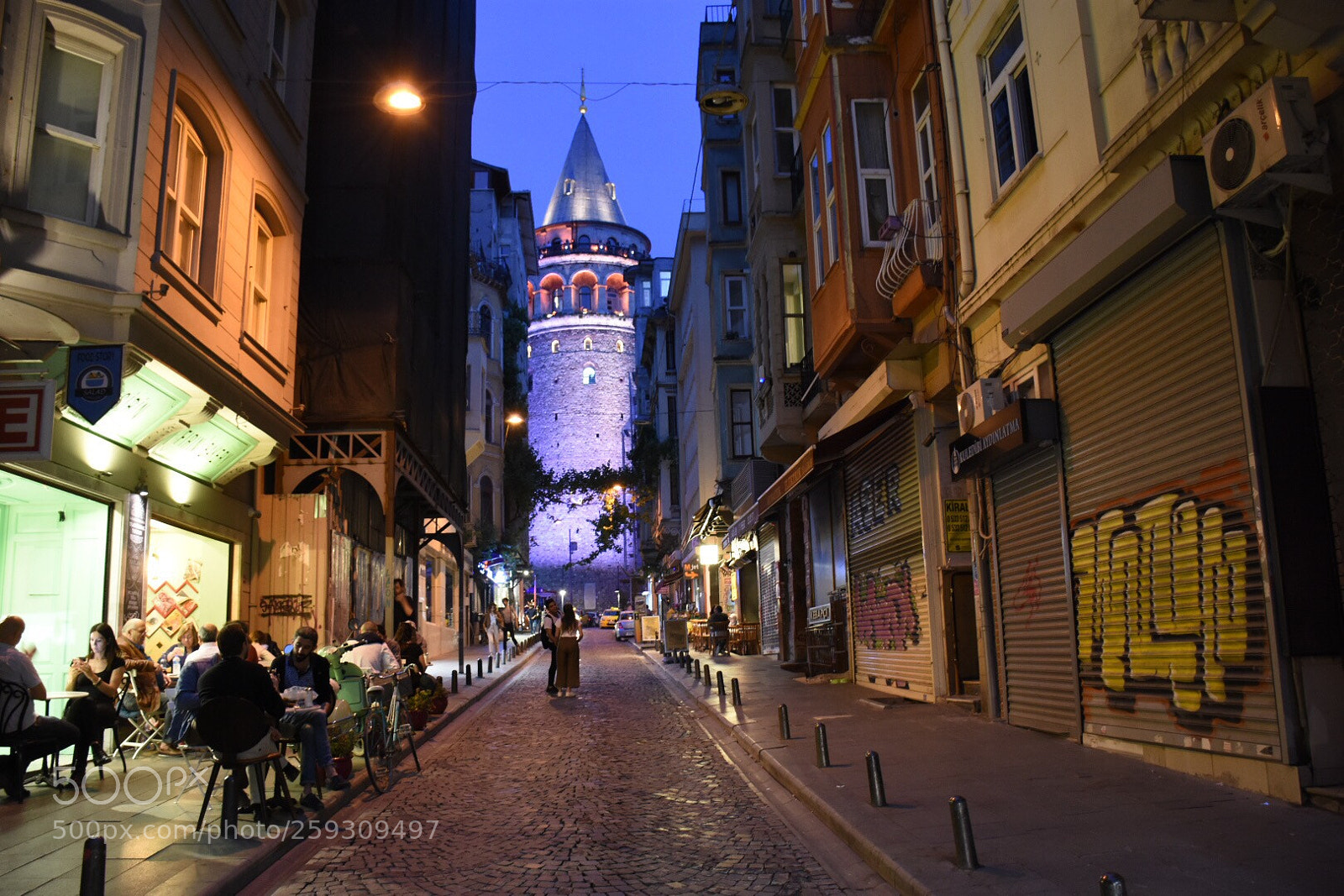 Nikon D7200 sample photo. Galata by night photography