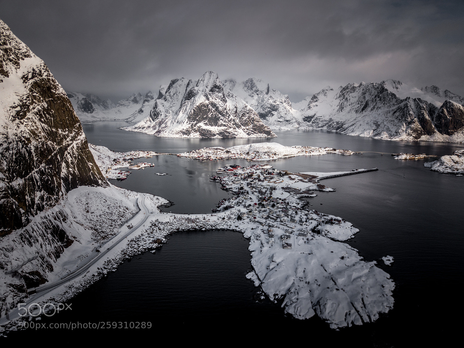 DJI FC220 sample photo. Lofoten moods! photography