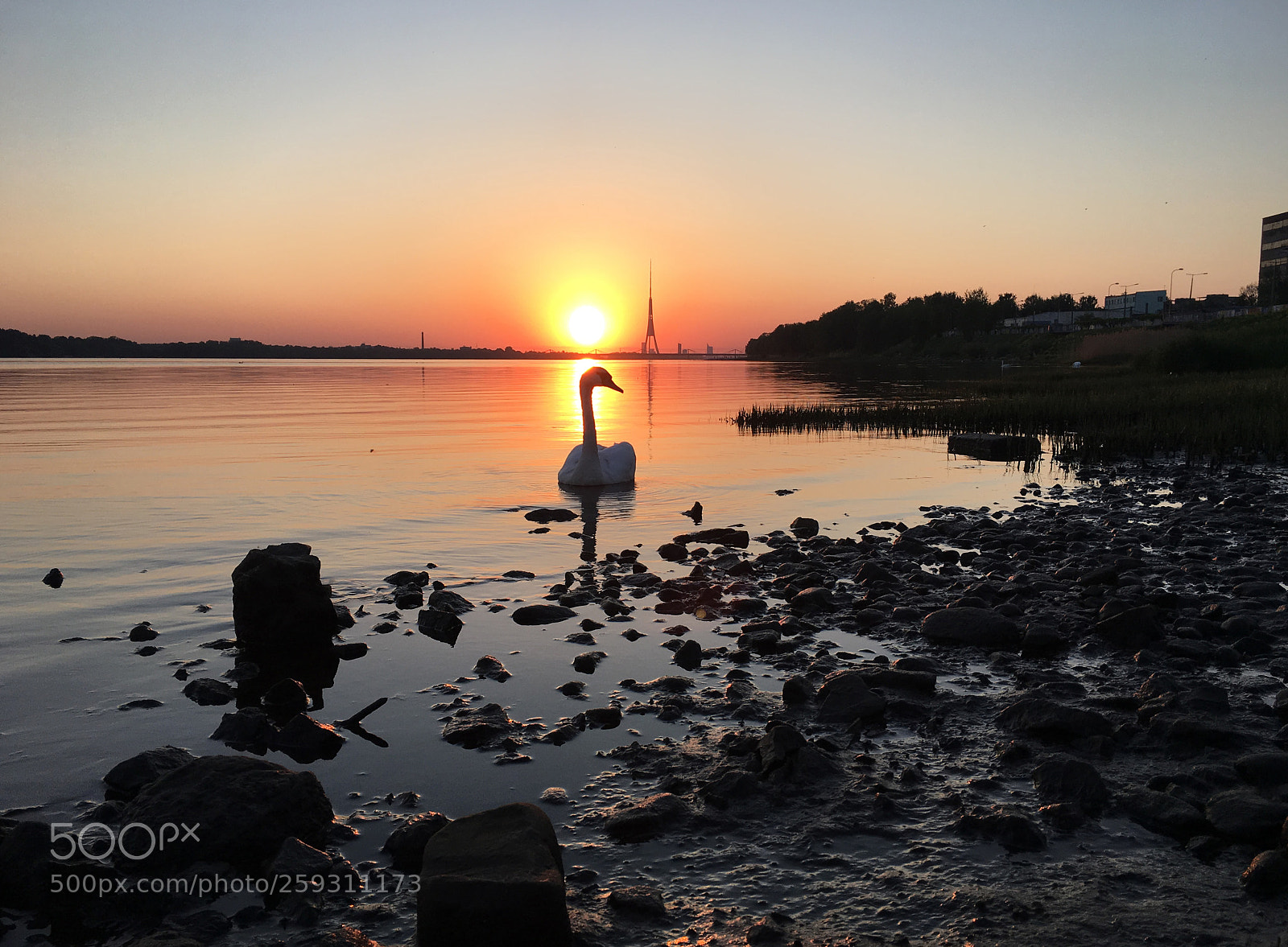 Apple iPhone 6s sample photo. Sunset in riga photography