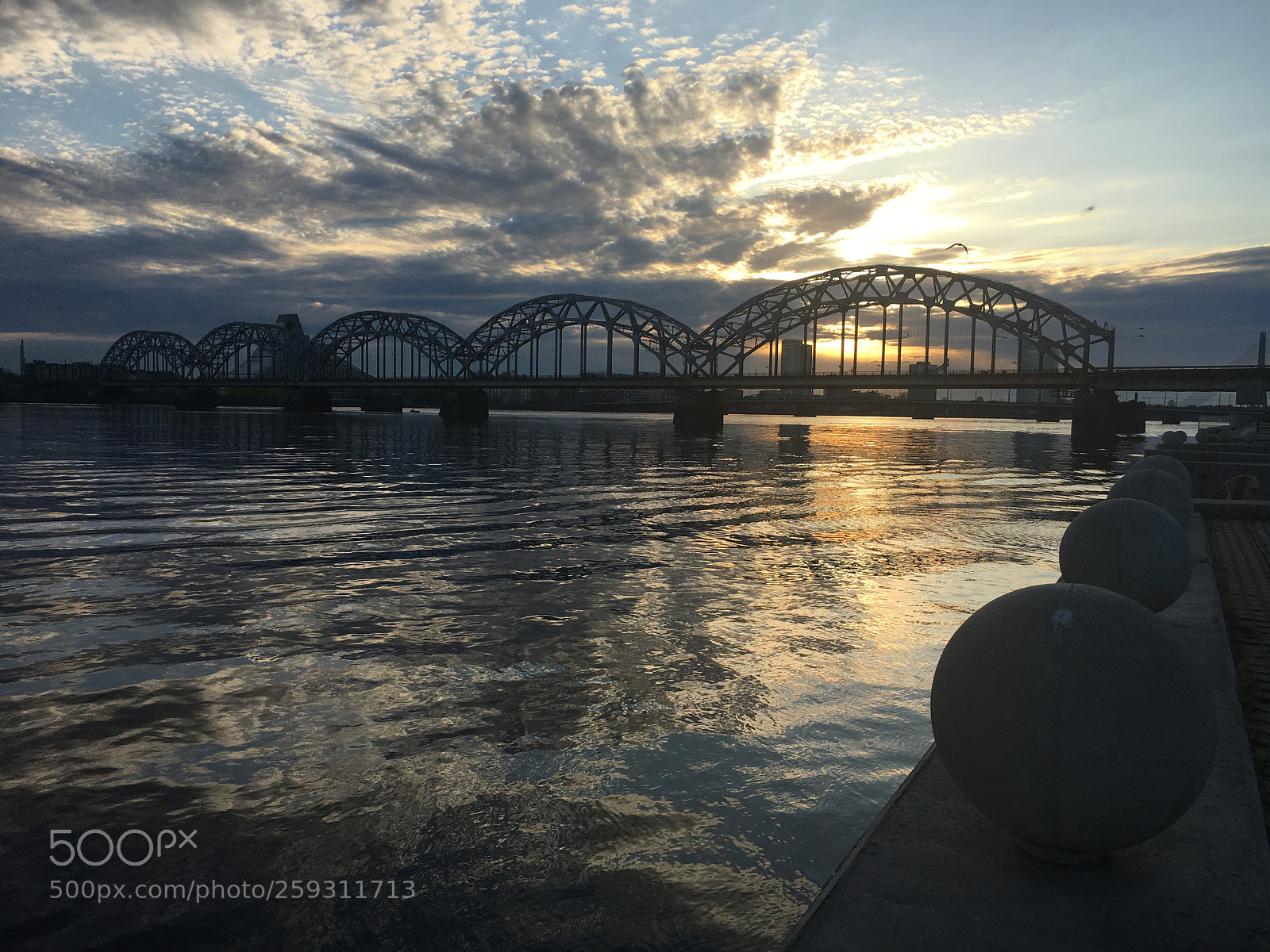 Apple iPhone 6s sample photo. Sunset in riga photography