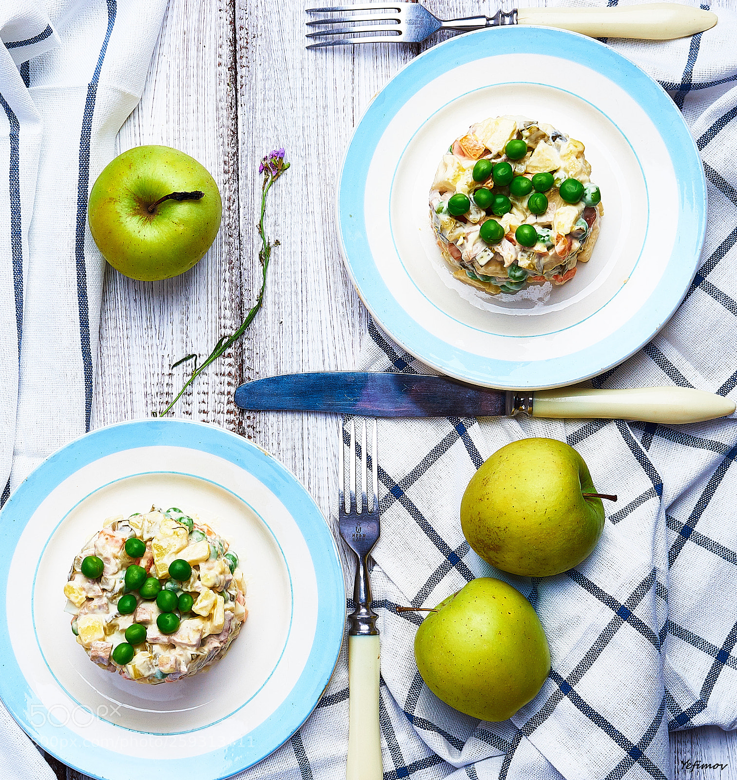 Sony SLT-A77 sample photo. Russian "olivier" salad photography