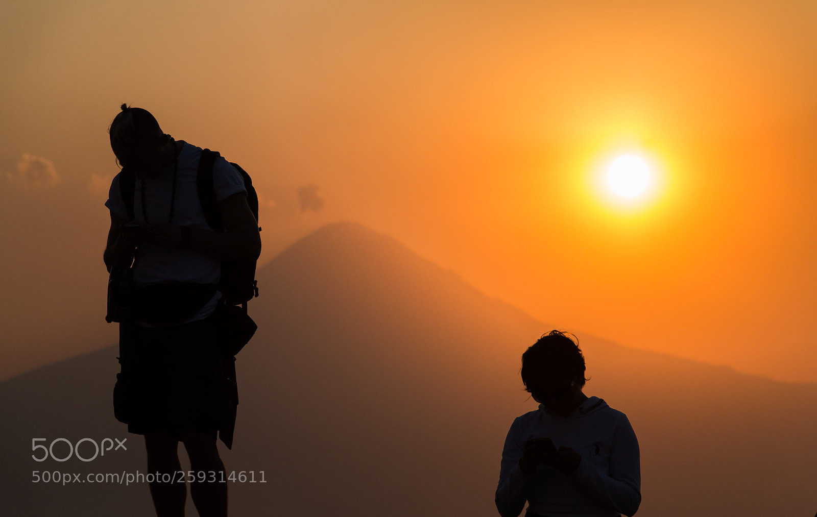 Canon EOS 70D sample photo. Sunset volcan photography