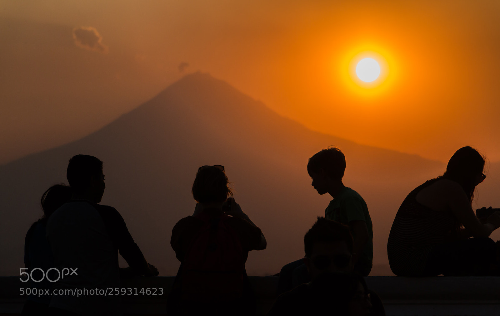 Canon EOS 70D sample photo. Sunset volcan photography