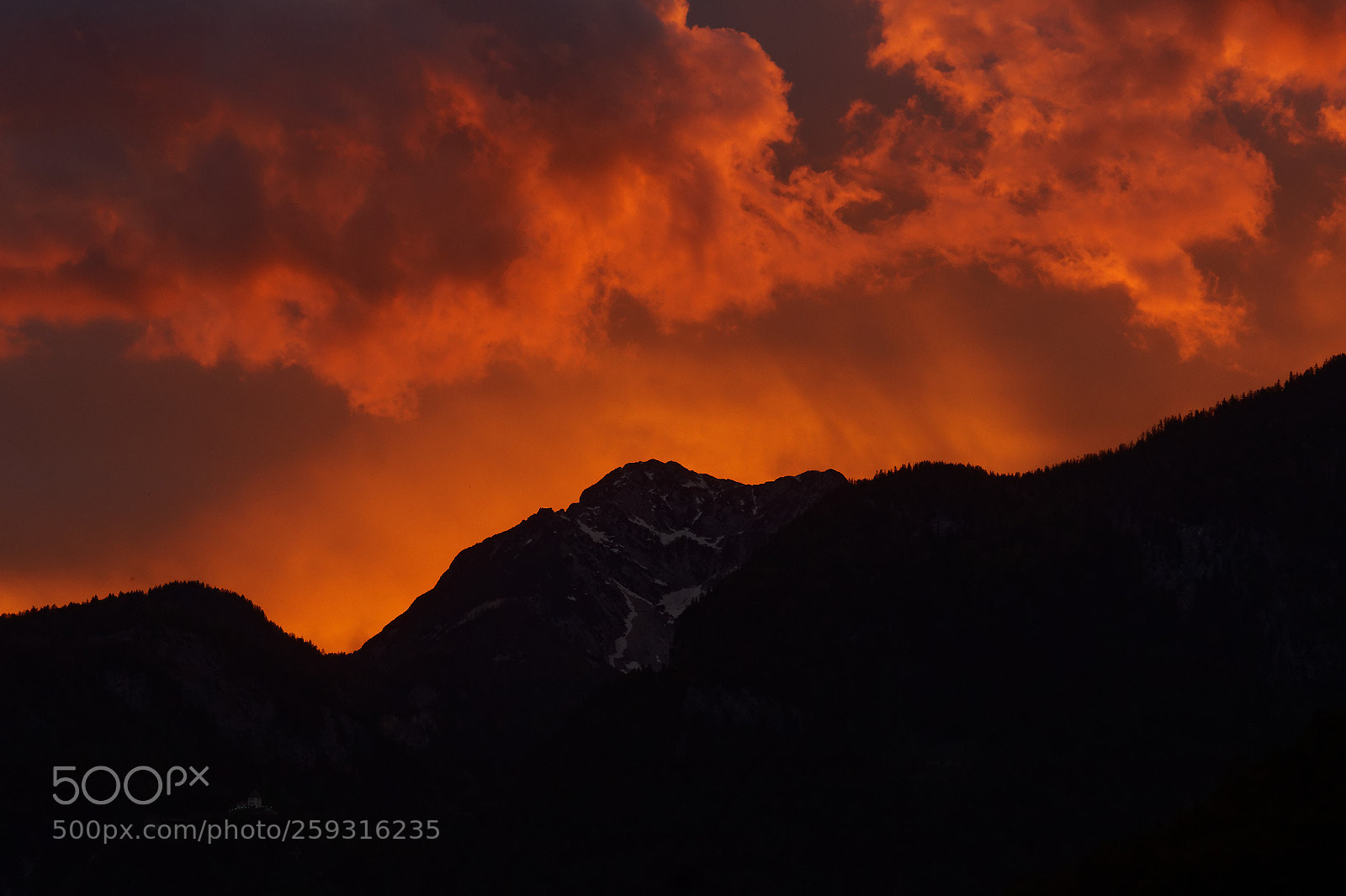 Sony SLT-A58 sample photo. Red sky photography