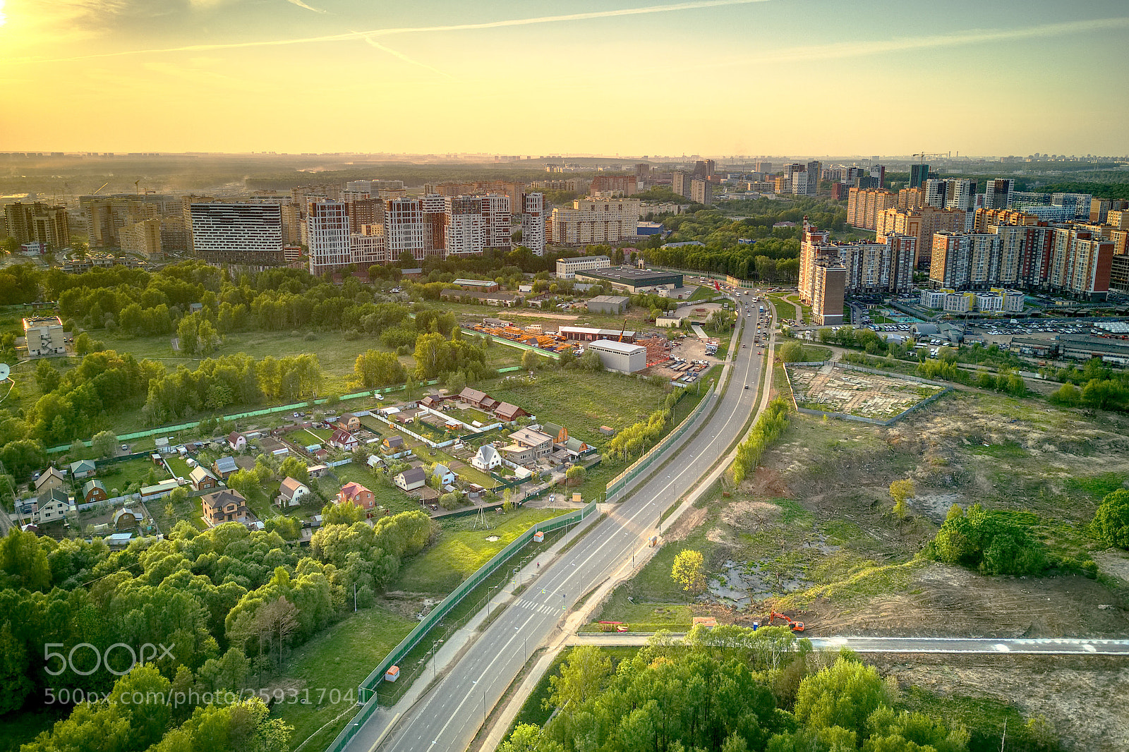DJI FC220 sample photo. Road photography