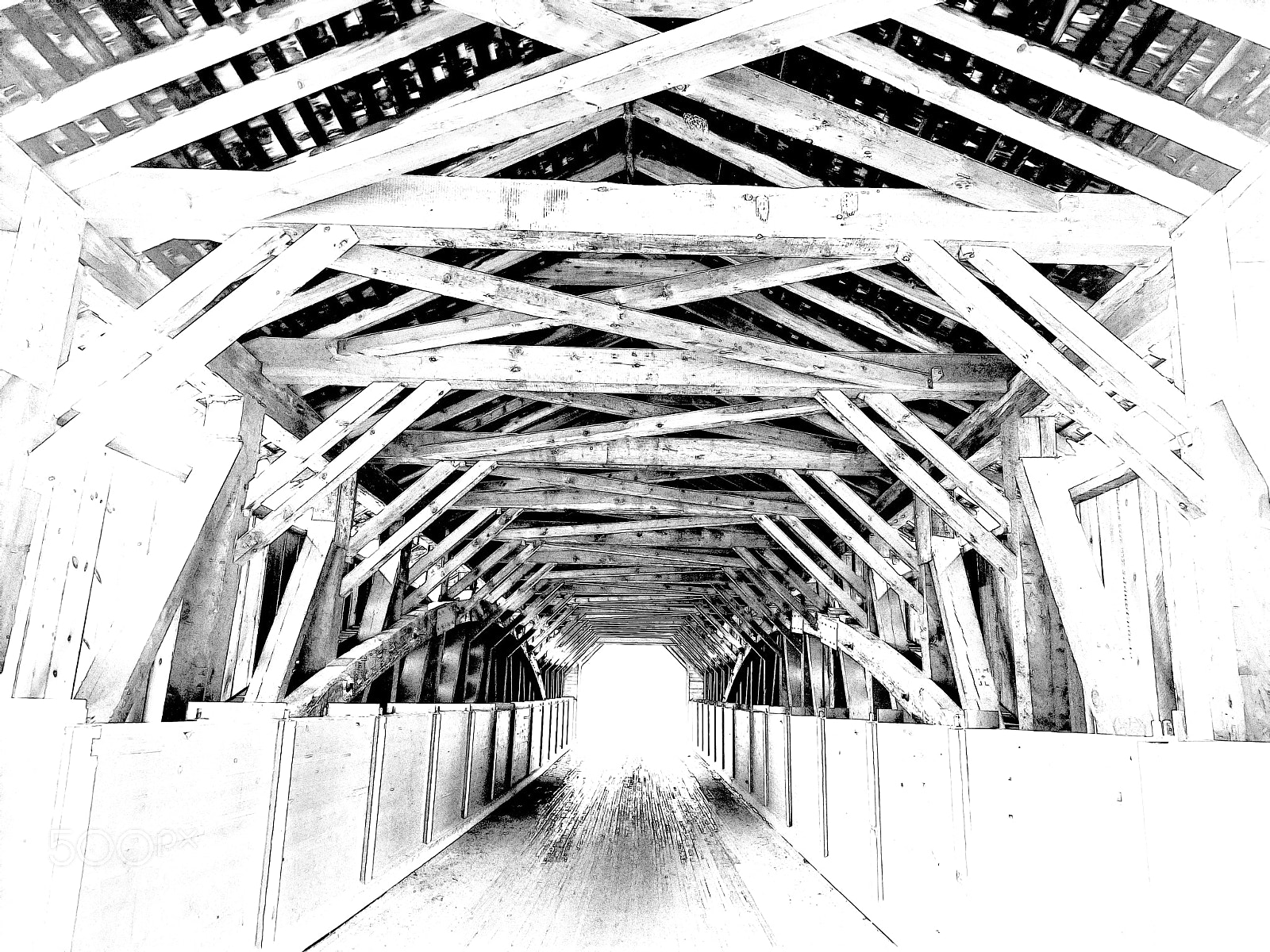 Samsung Galaxy S8 sample photo. Covered bridge photography