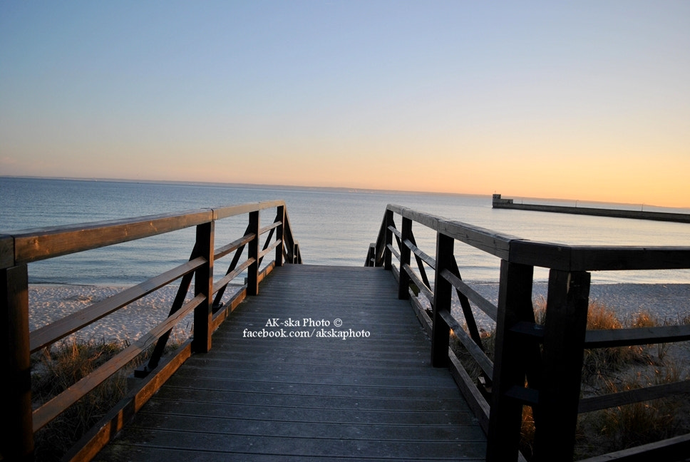 Nikon D3000 sample photo. Sunset in hel photography