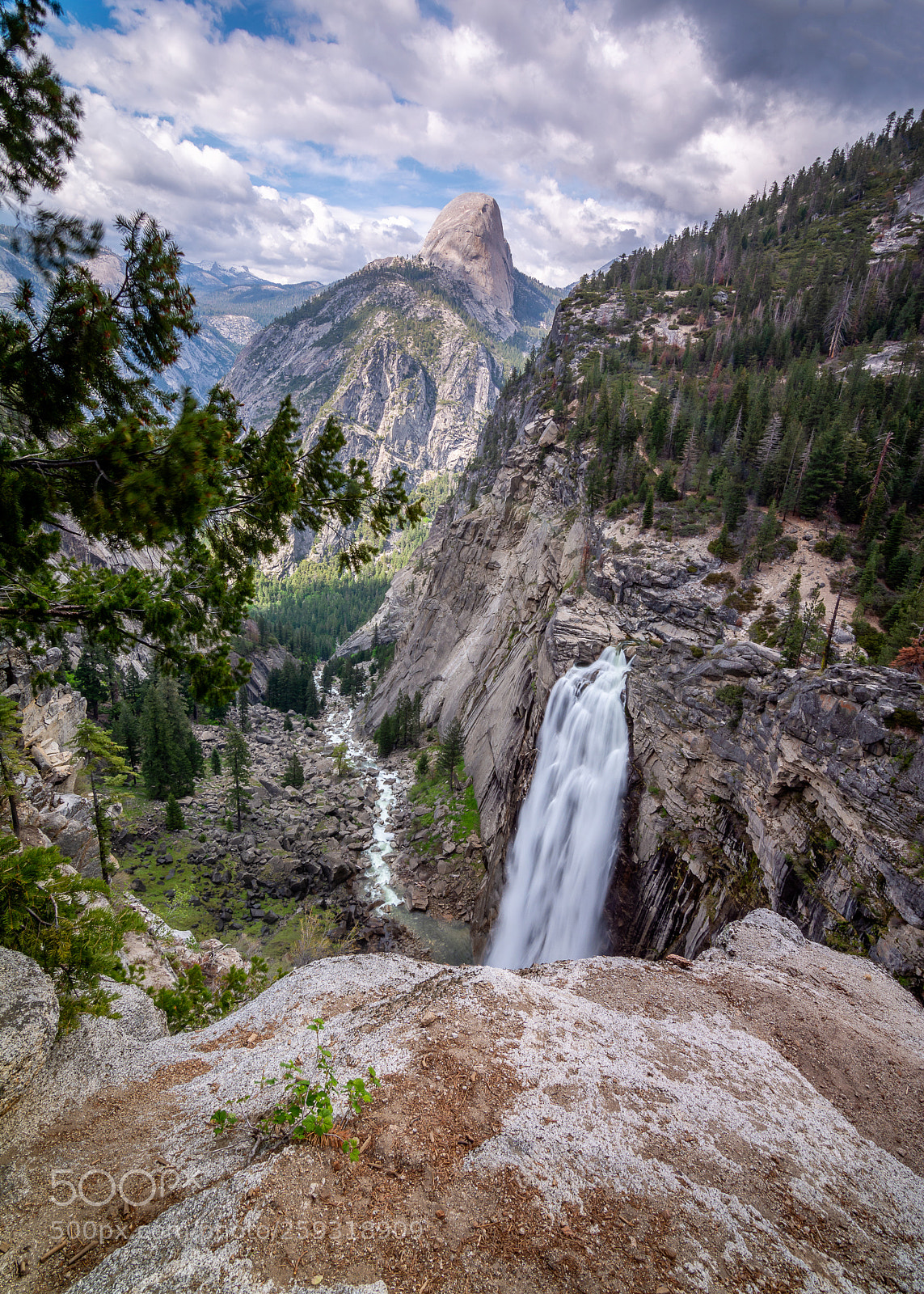Nikon D7100 sample photo. Yosemite illilouette falls photography