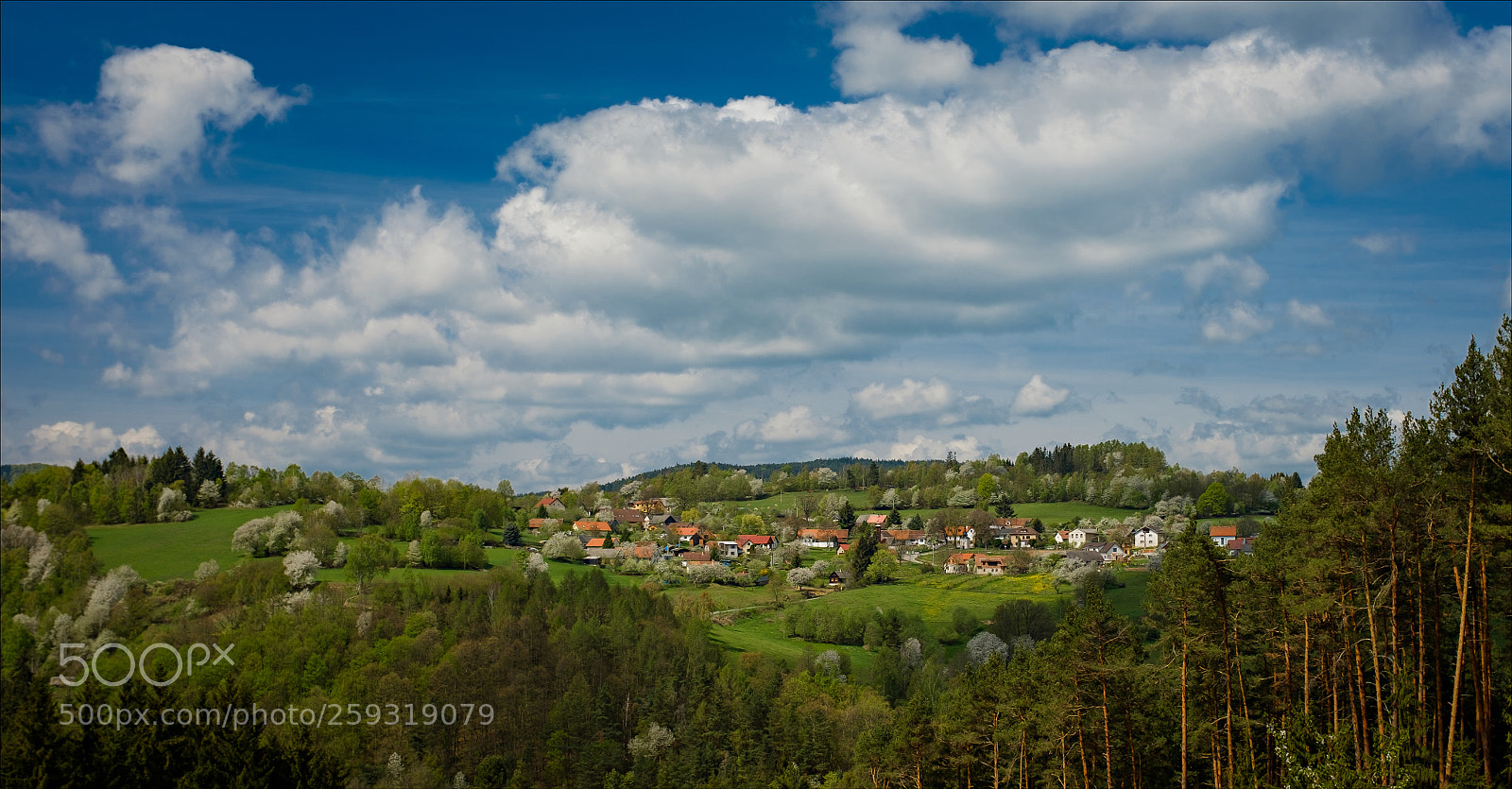 Fujifilm X100F sample photo. Village in may and photography