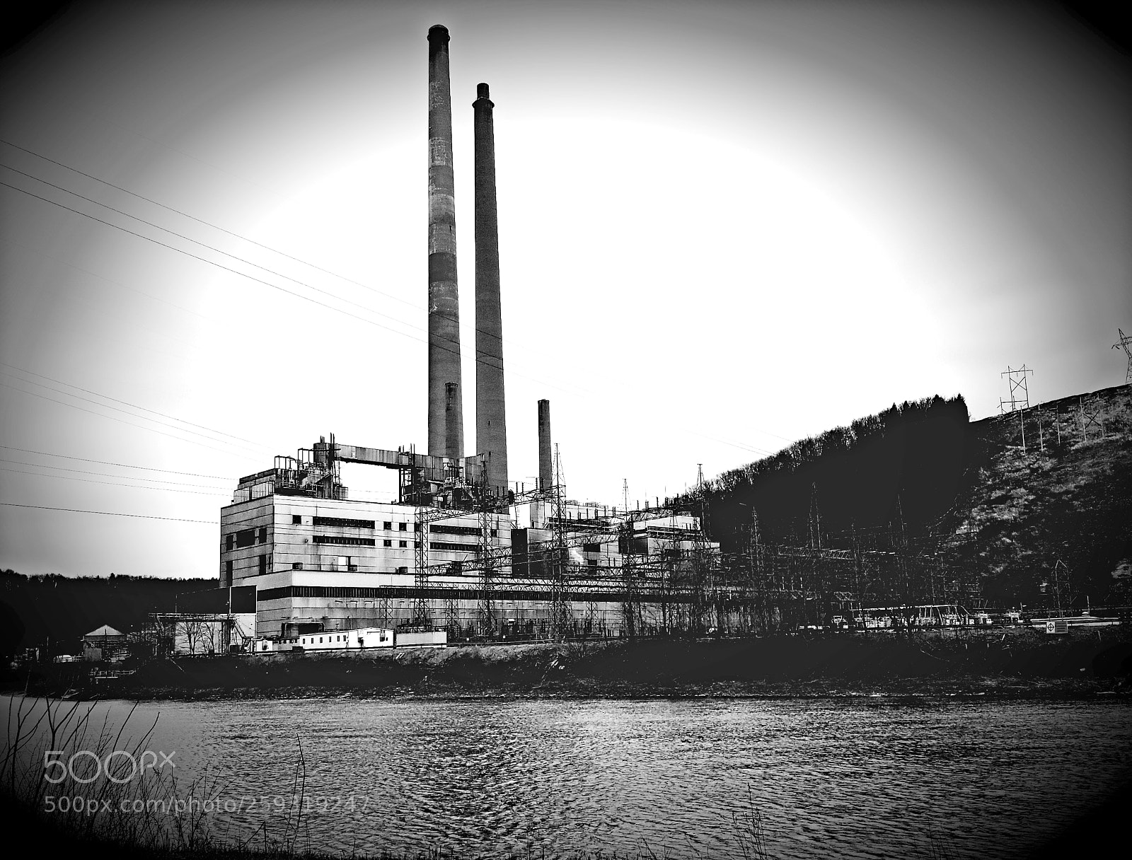 Samsung Galaxy S8 sample photo. Power plant photography