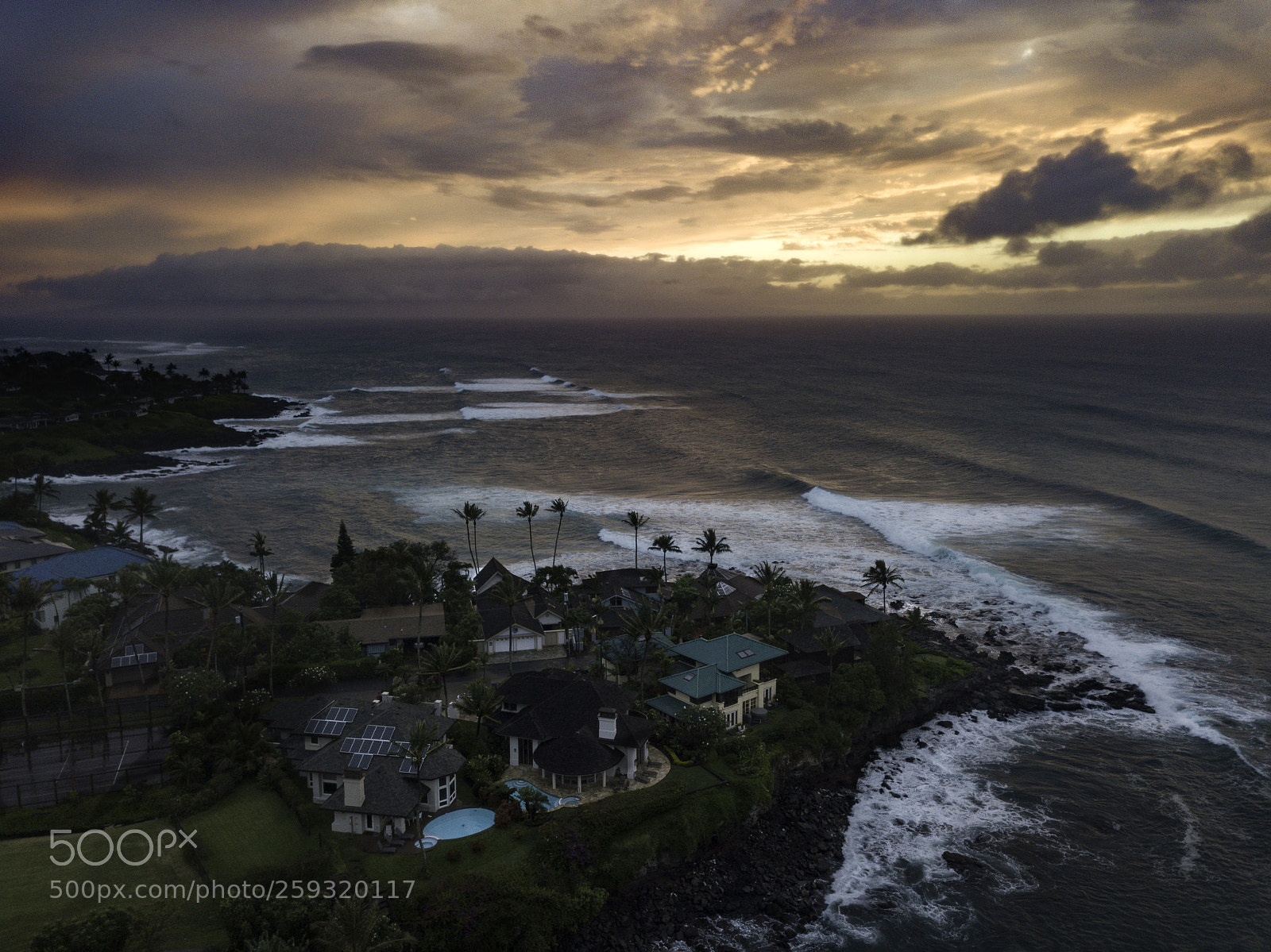 DJI FC220 sample photo. Stormy weather on maui photography
