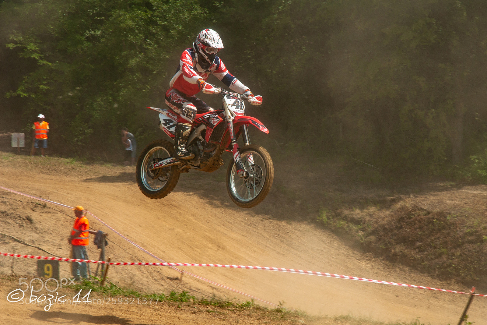 Nikon D90 sample photo. Motocross flight photography