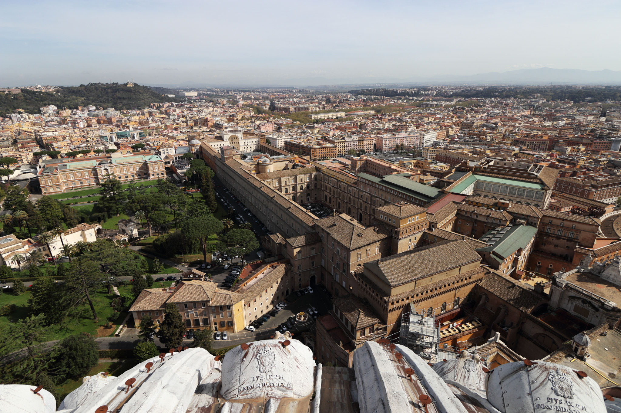 Canon EOS 80D sample photo. Vatican museums from above photography