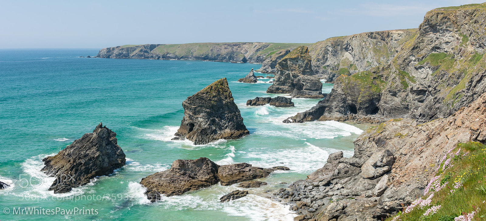 Nikon D7100 sample photo. Bedruthan steps photography