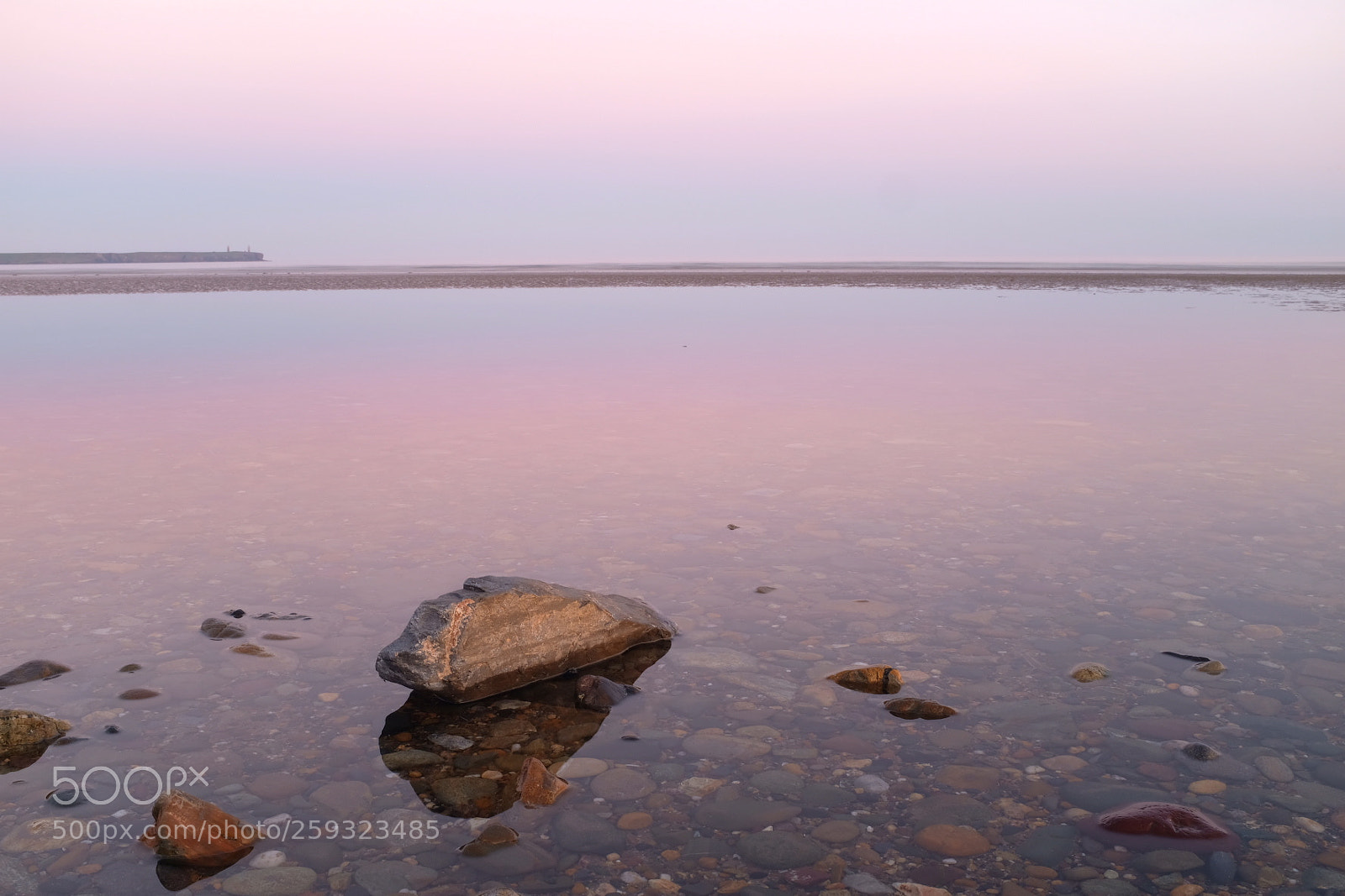 Fujifilm X100F sample photo. Sunset reflection on rock photography