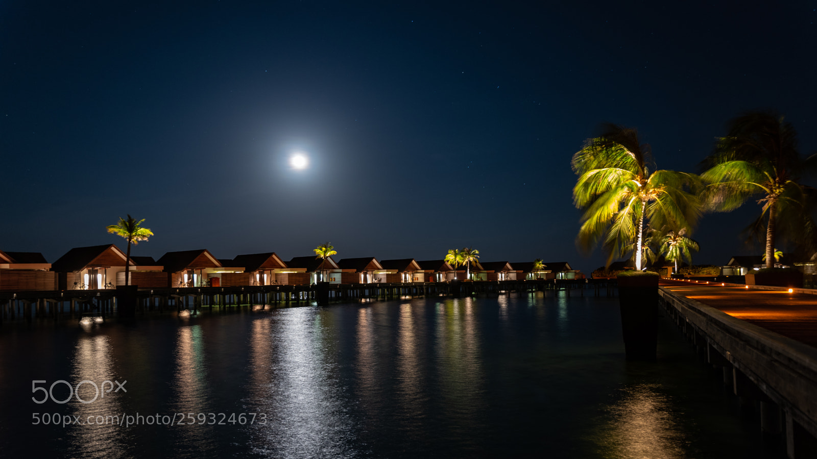 Nikon D750 sample photo. Paradise by night photography