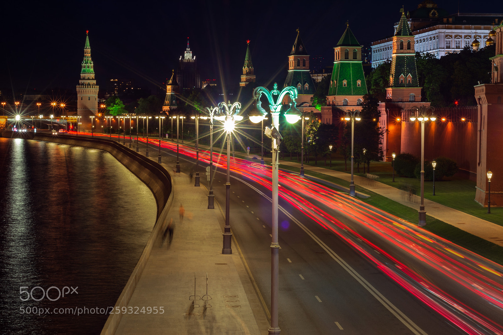 Nikon D7100 sample photo. Night moscow photography