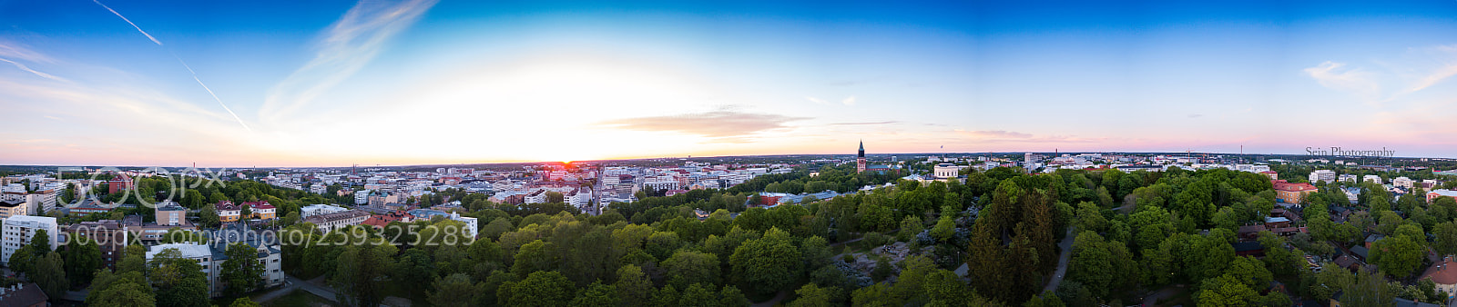 DJI FC220 sample photo. Turku pano.... photography