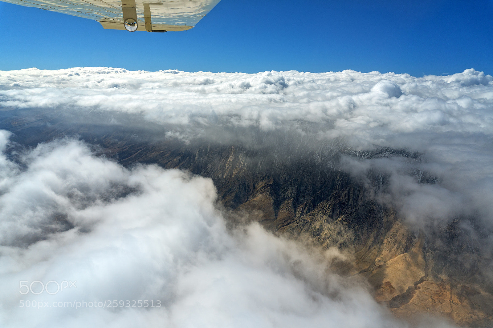 Sony a6500 sample photo. Flight over sierra nevada photography