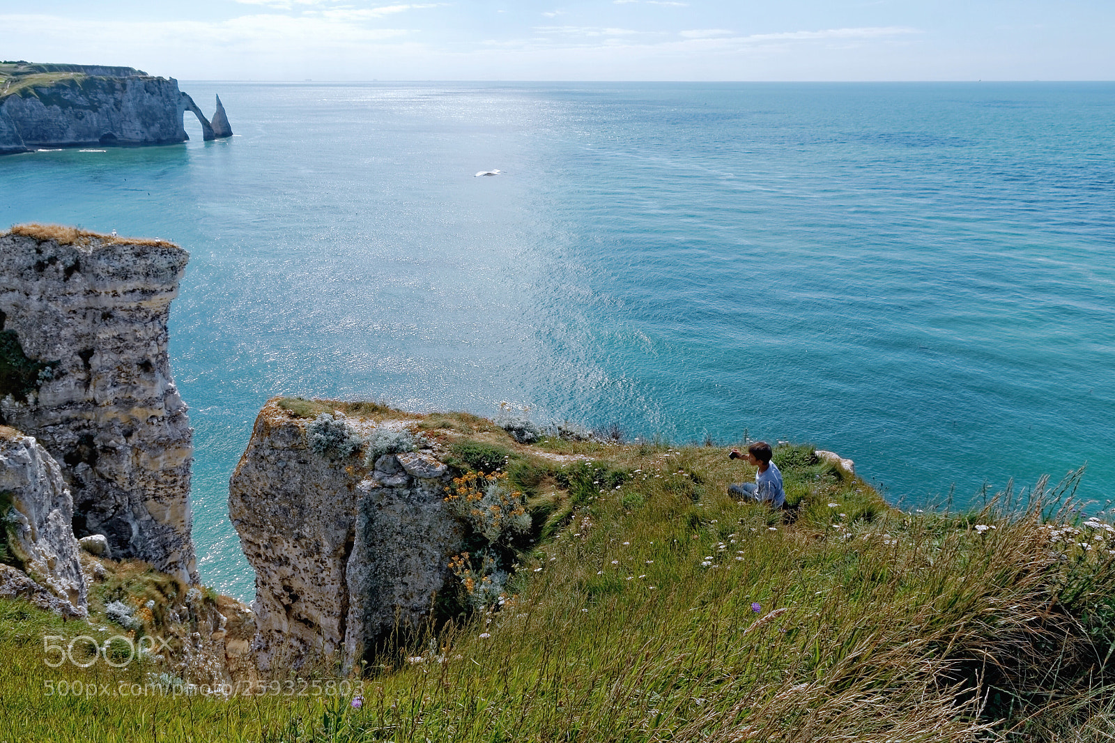 Nikon D3100 sample photo. Etretat cliffs 2 photography