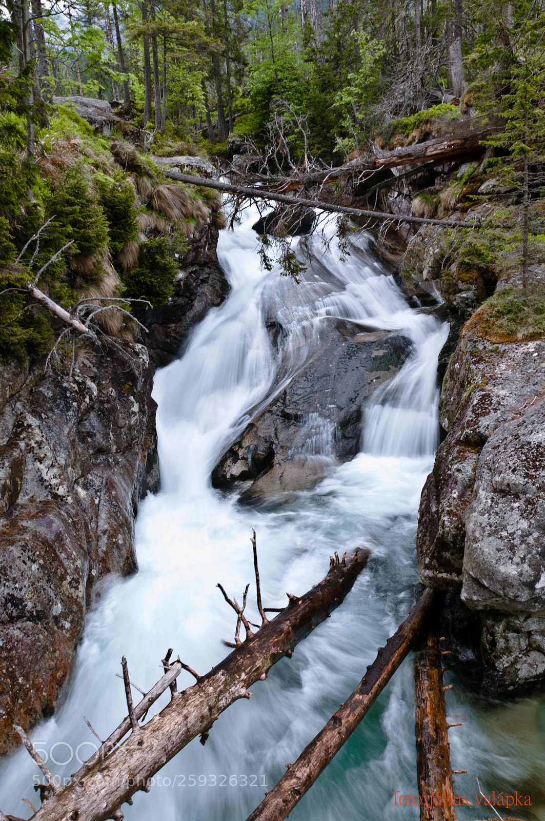 Nikon D300 sample photo. Waterfalls studeneho potoka i. photography
