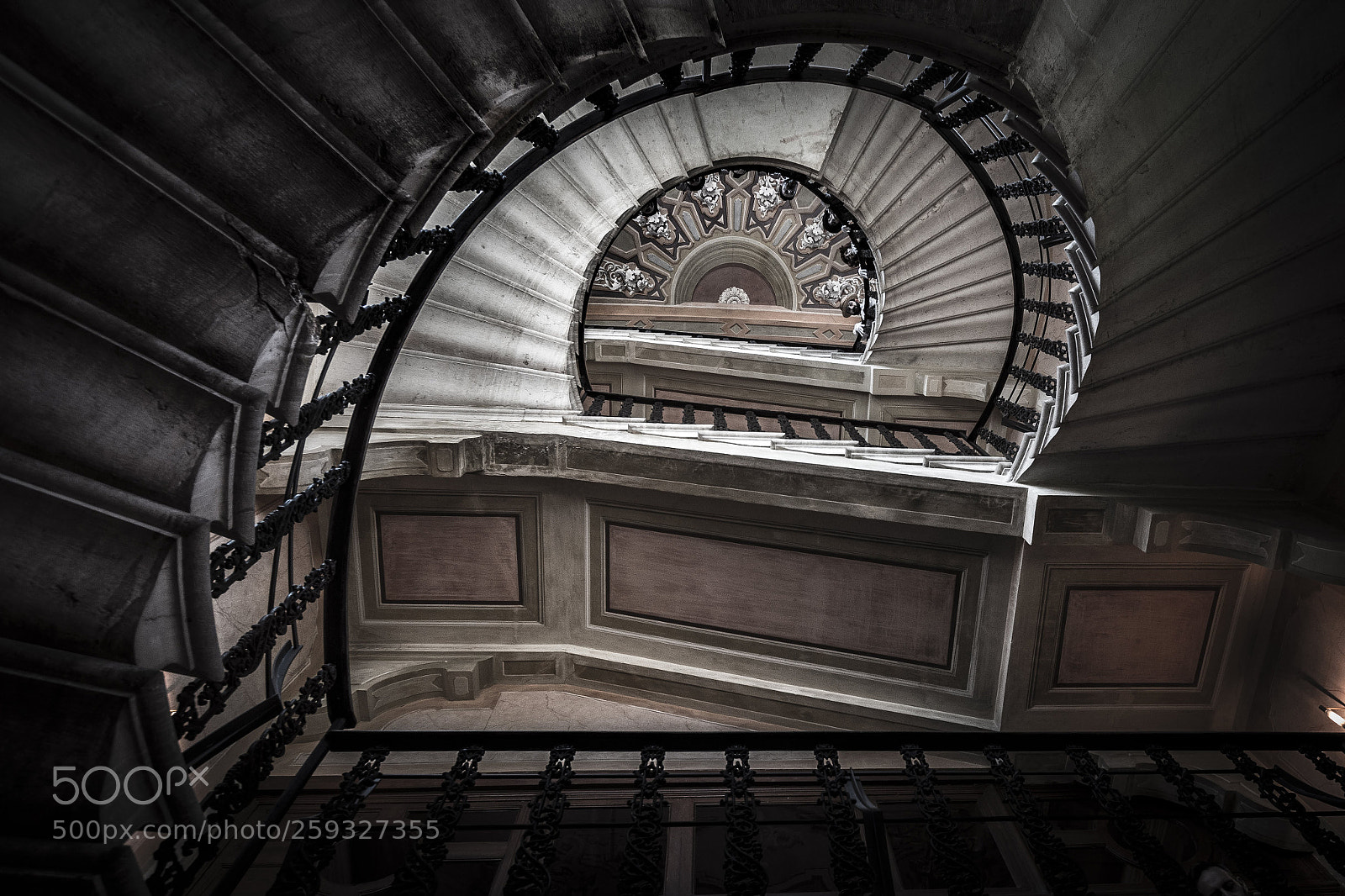Nikon D7200 sample photo. Spiral stairs photography