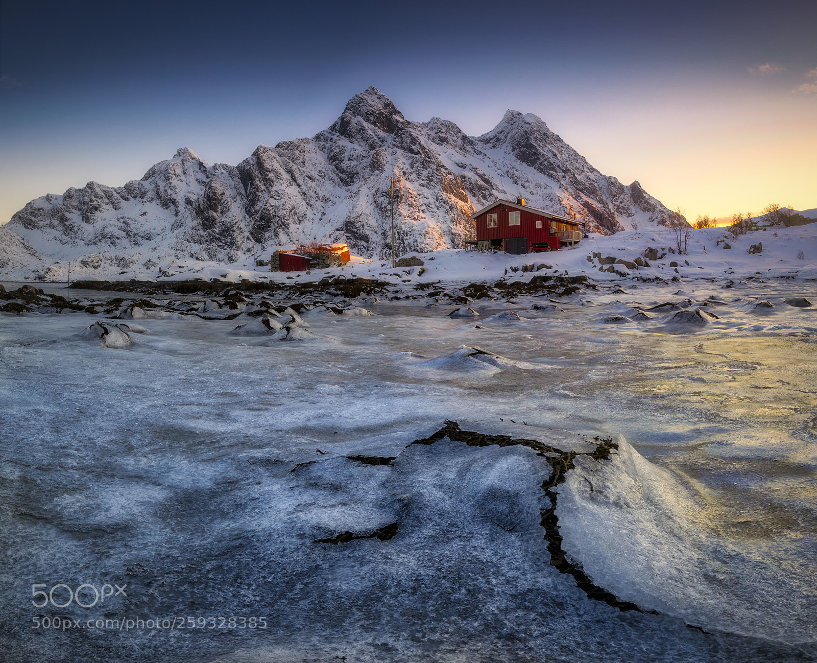 Canon EOS 6D sample photo. Sunset at lofoten photography