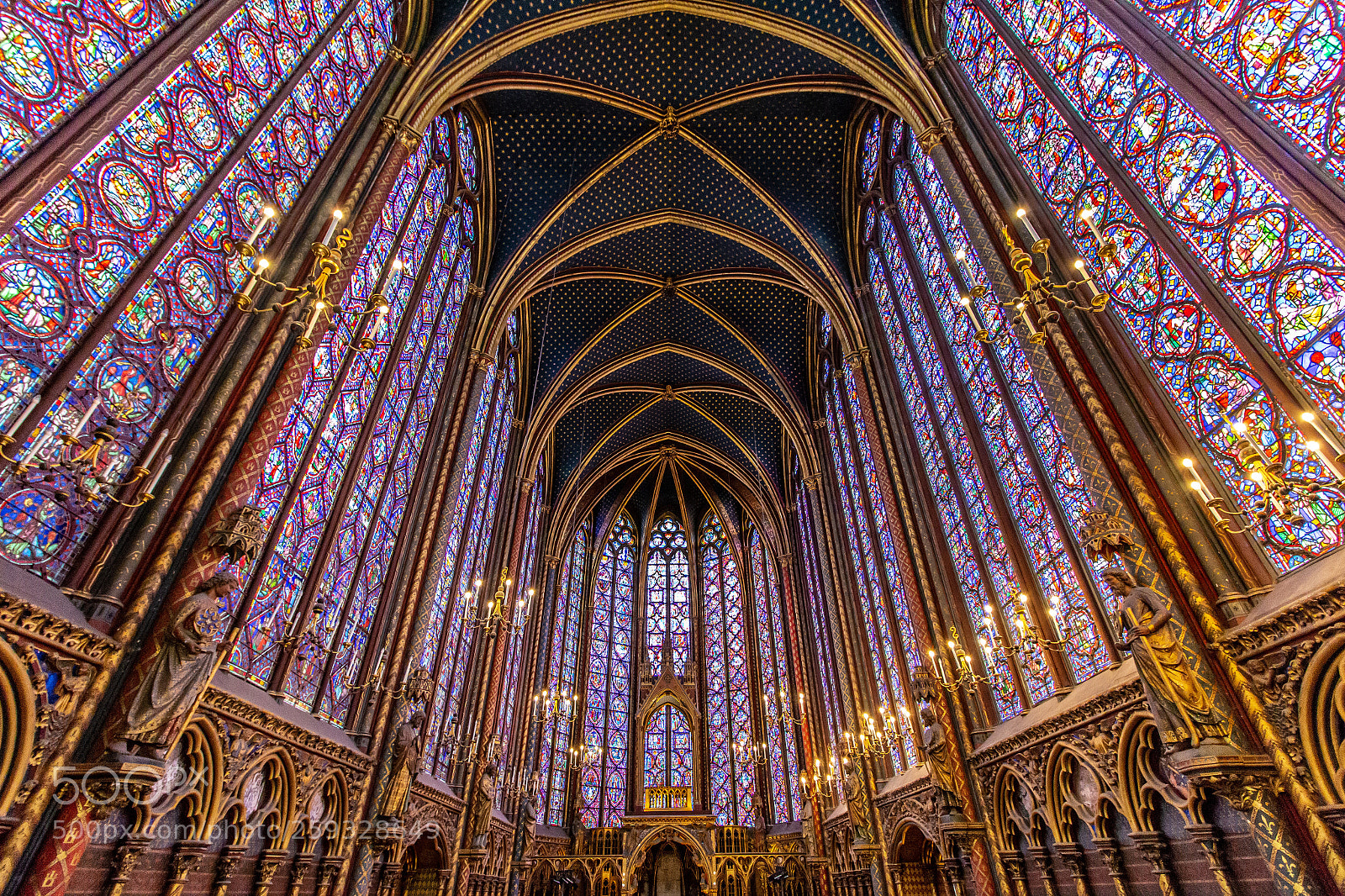 Canon EOS 70D sample photo. Sainte chapelle photography