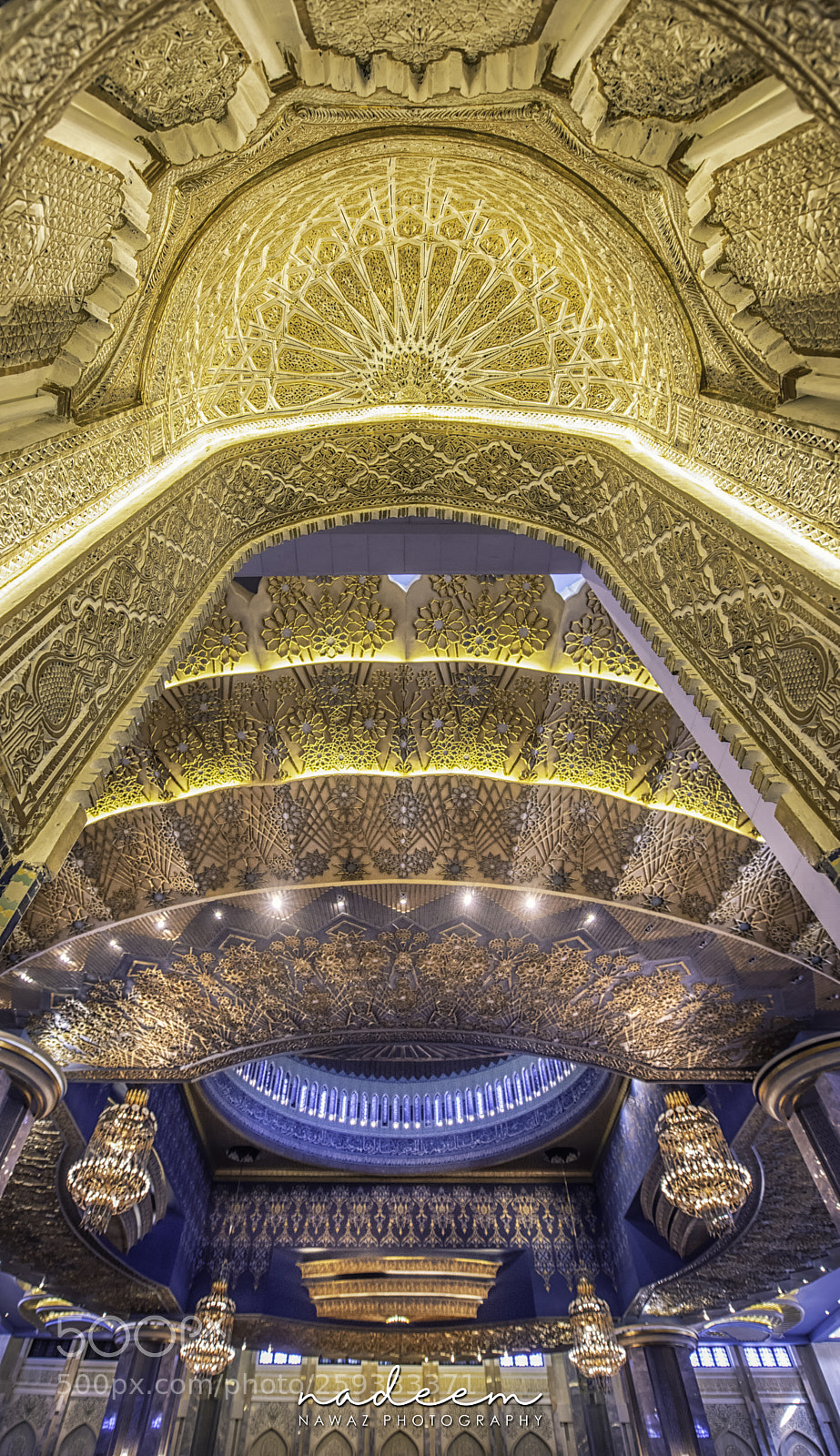 Nikon D810 sample photo. Grand mosque perspective interior photography