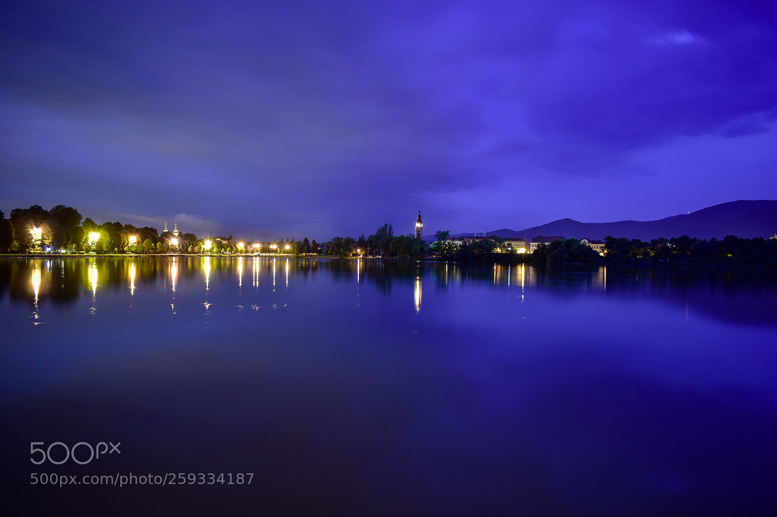 Nikon D3400 sample photo. Night reflection photography